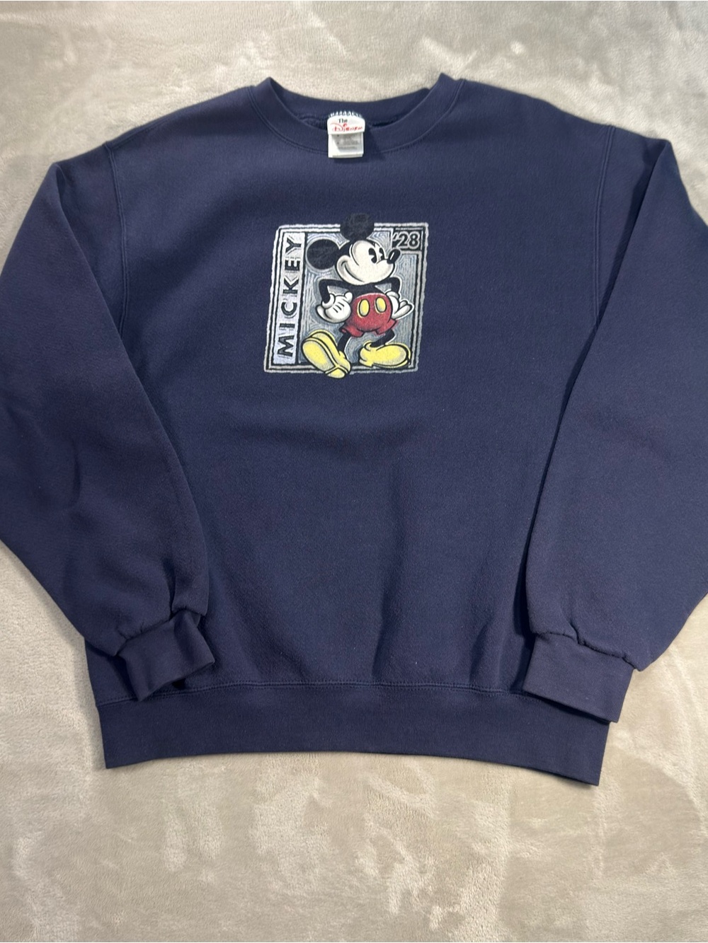 Vintage Mickey Mouse '28 Disney Store Crewneck Sweatshirt Women's Sz M